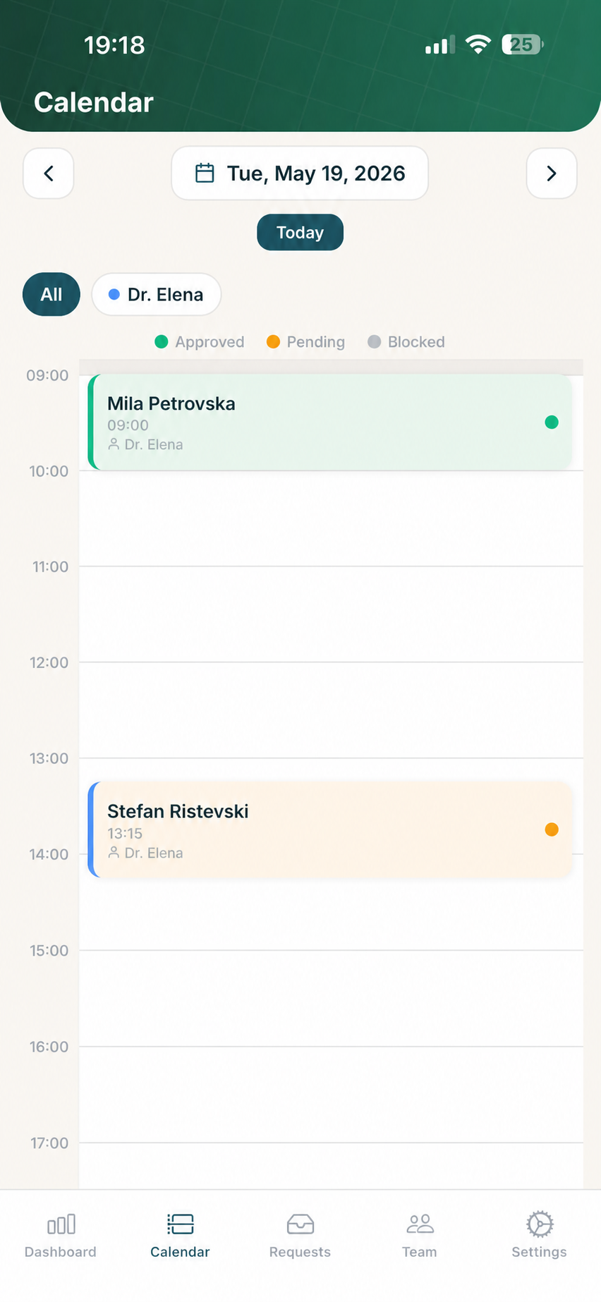 Spot MK calendar